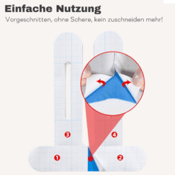Alternative view of PreCut Kinesiotapes – 10er-Pack (Blau)