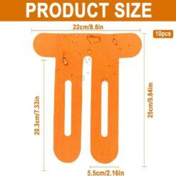 Vue alternative de PreCut Kinesiotapes Knie – 10er-Pack (Orange)